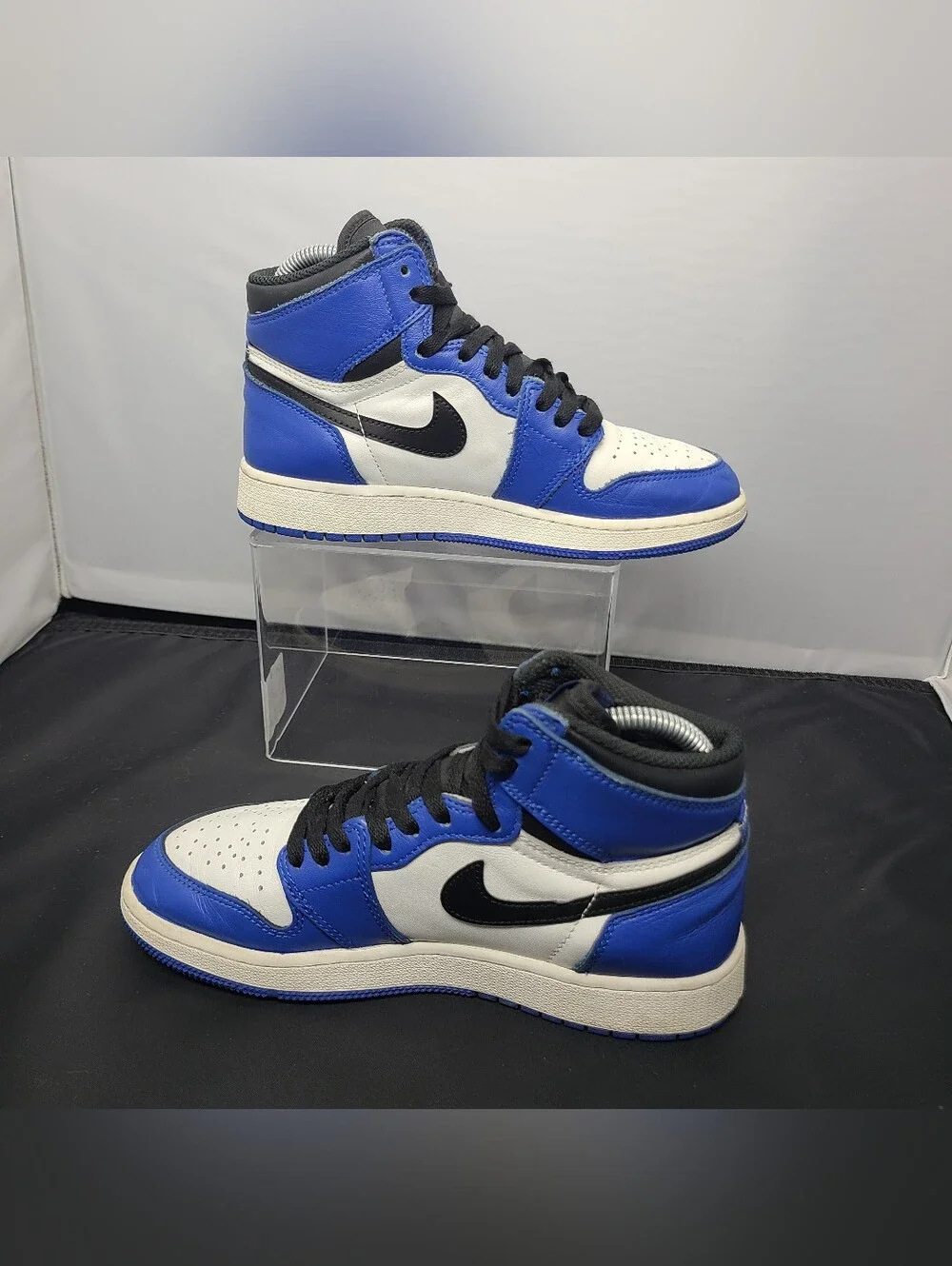 Nike Air Jordan 1 Retro High Og Bg Game Royal 575441-403 kids size 5Y
